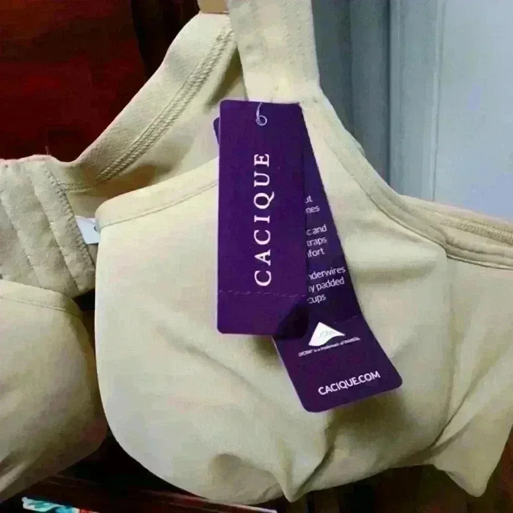 Cacique NWT padded tan colored bra size 50C - Picture 2 of 5